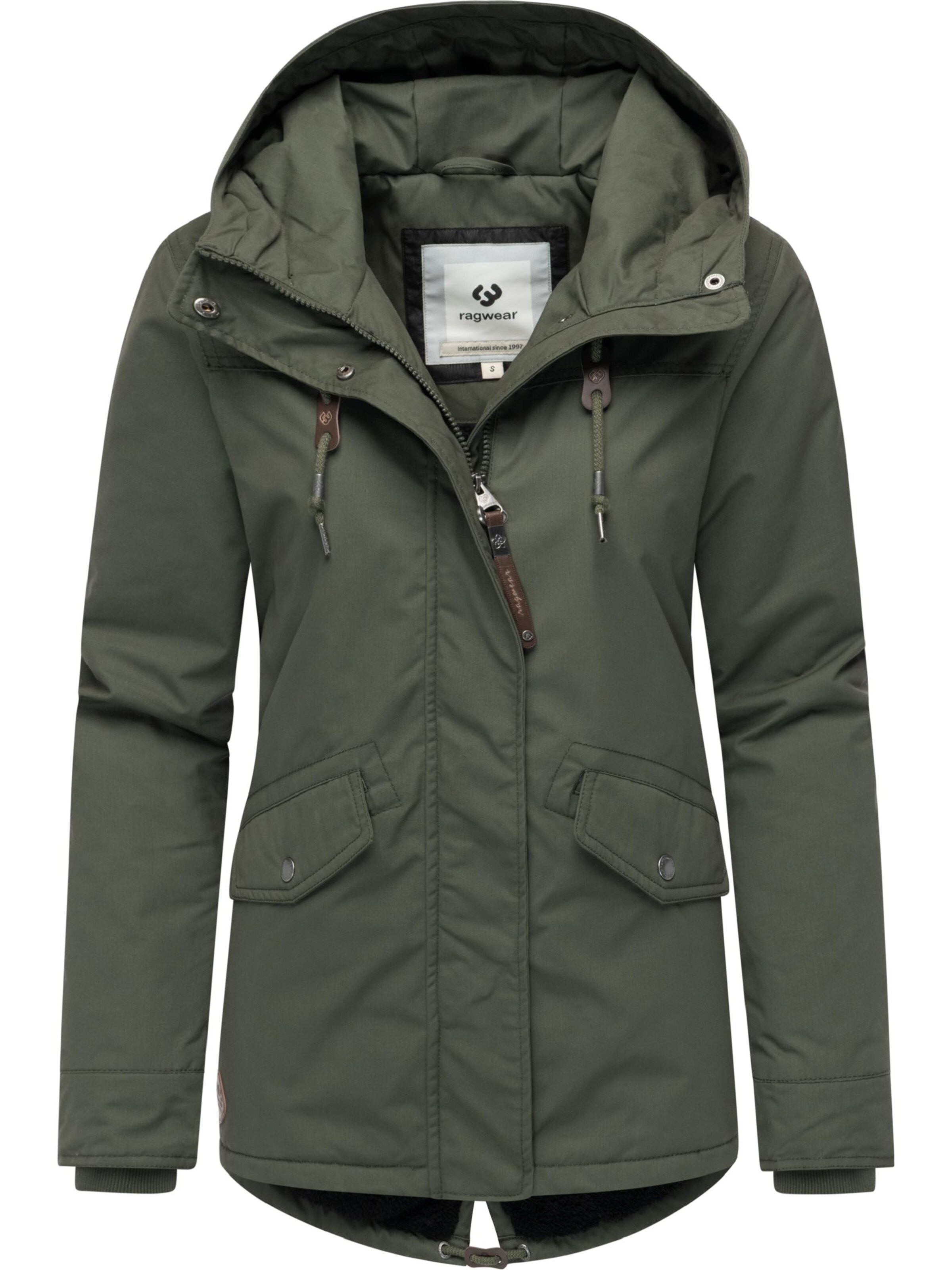 Ragwear Winter Jacket 'YOUMODO' in Green