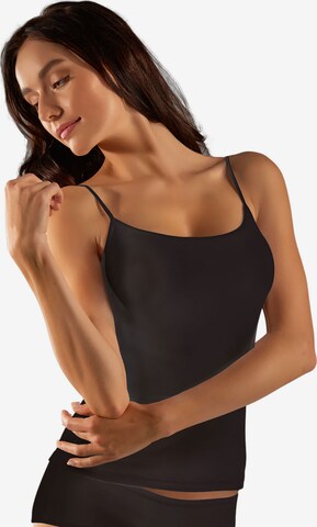 Nina von C. Undershirt 'Pure' in Black: front