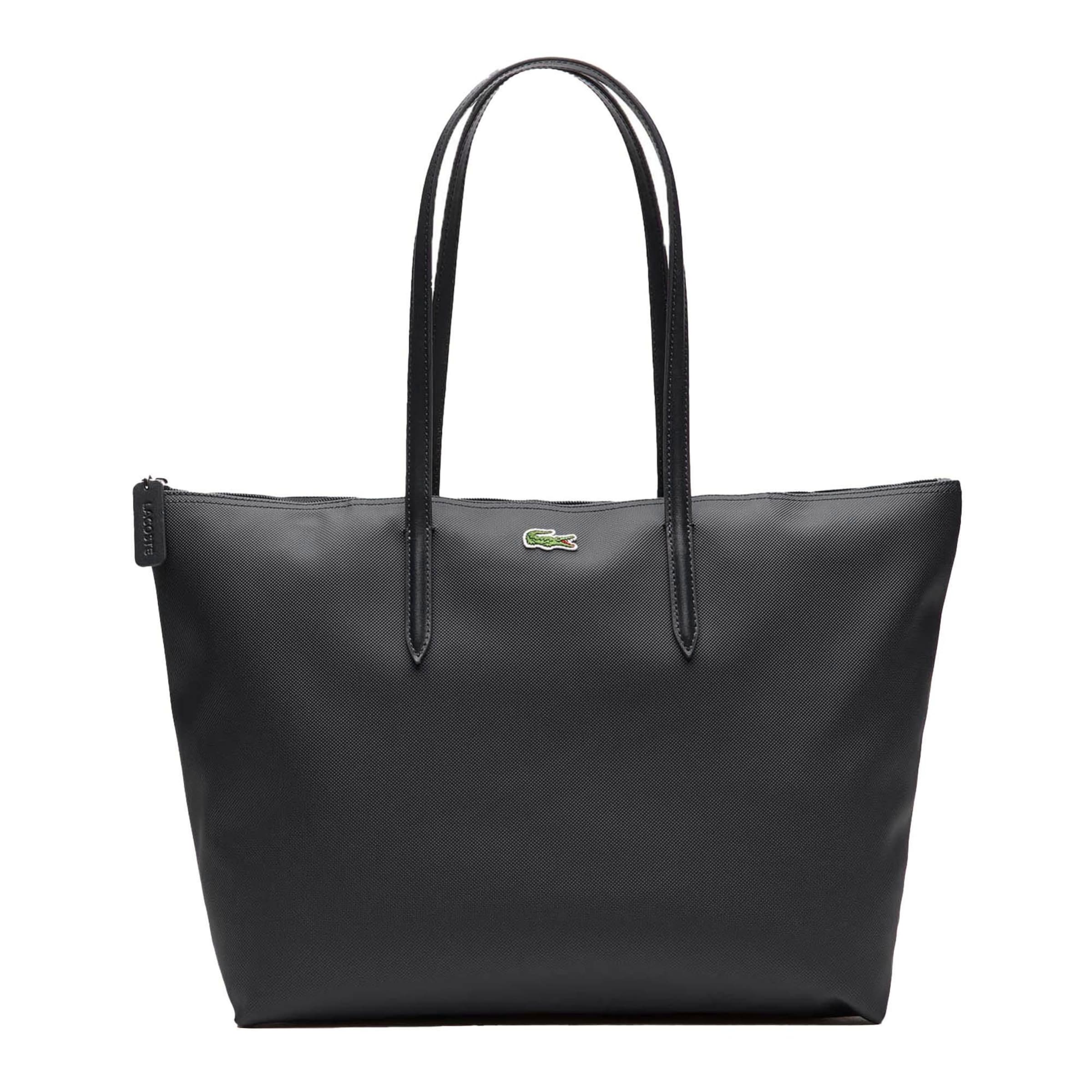 LACOSTE Shopper i sort: forside