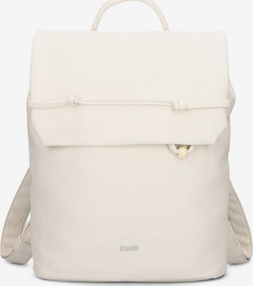 Sac à dos 'Perla' ZWEI en blanc : devant