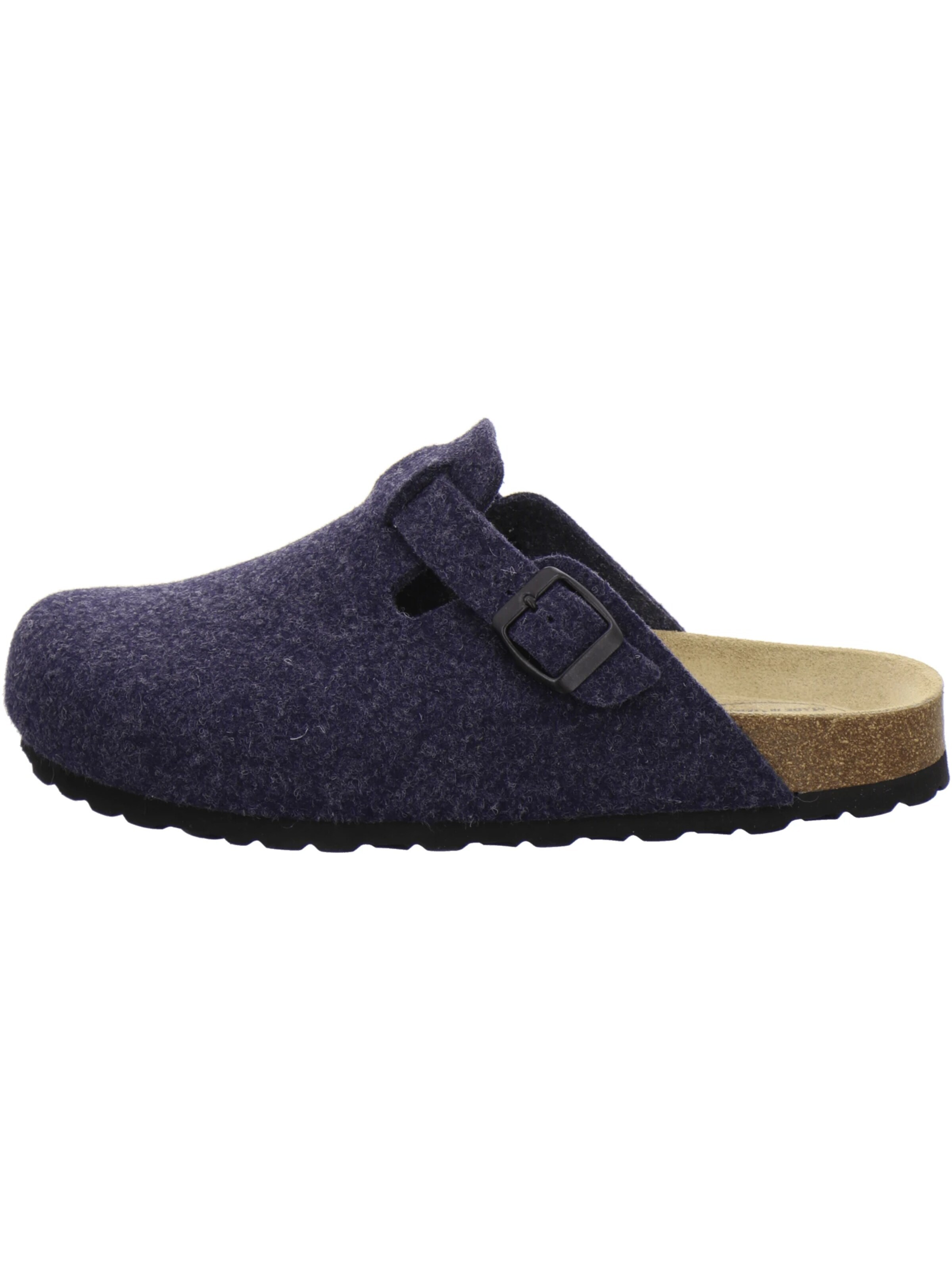 AFS-Schuhe - Zapatillas de casa 'Hausschuhe Herren Filz blau' en azul