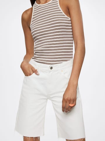 MANGO Normalny krój Jeansy 'Anais' w kolorze biały