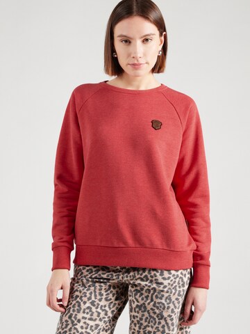 naketano - Sudadera 'Krokettenhorst' en rojo: frente