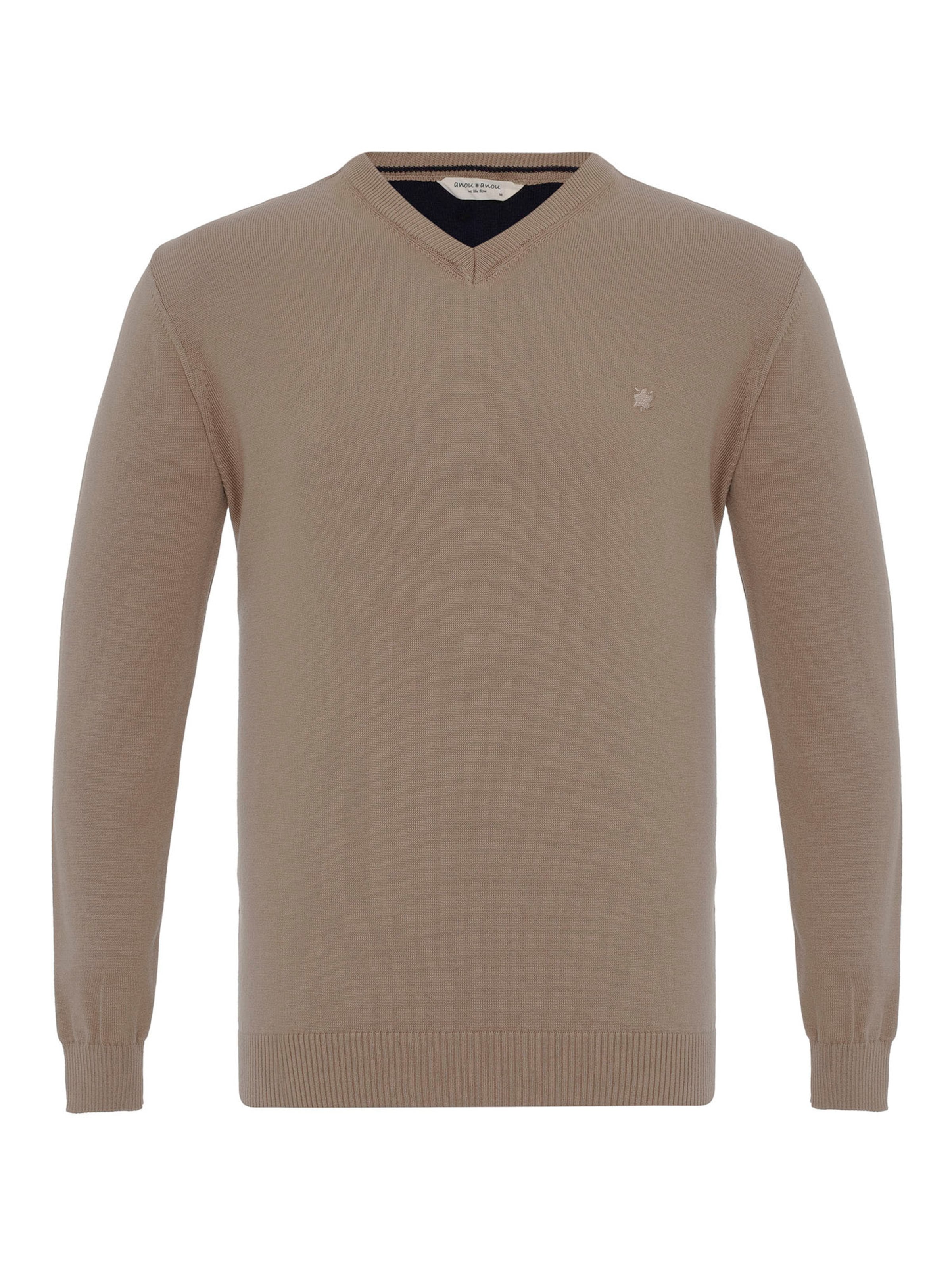 Anou Anou Svetr – hnědá: přední strana