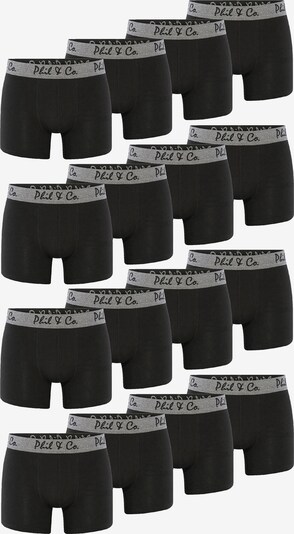 Phil & Co. Berlin Boxershorts in schwarz, Produktansicht