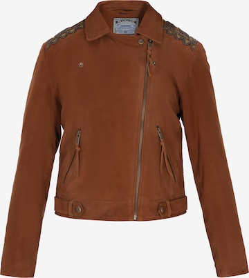Veste mi-saison 'Vintage' DreiMaster Vintage en marron : devant