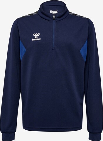 Hummel Sportief sweatshirt 'AUTHENTIC' in Blauw: voorkant