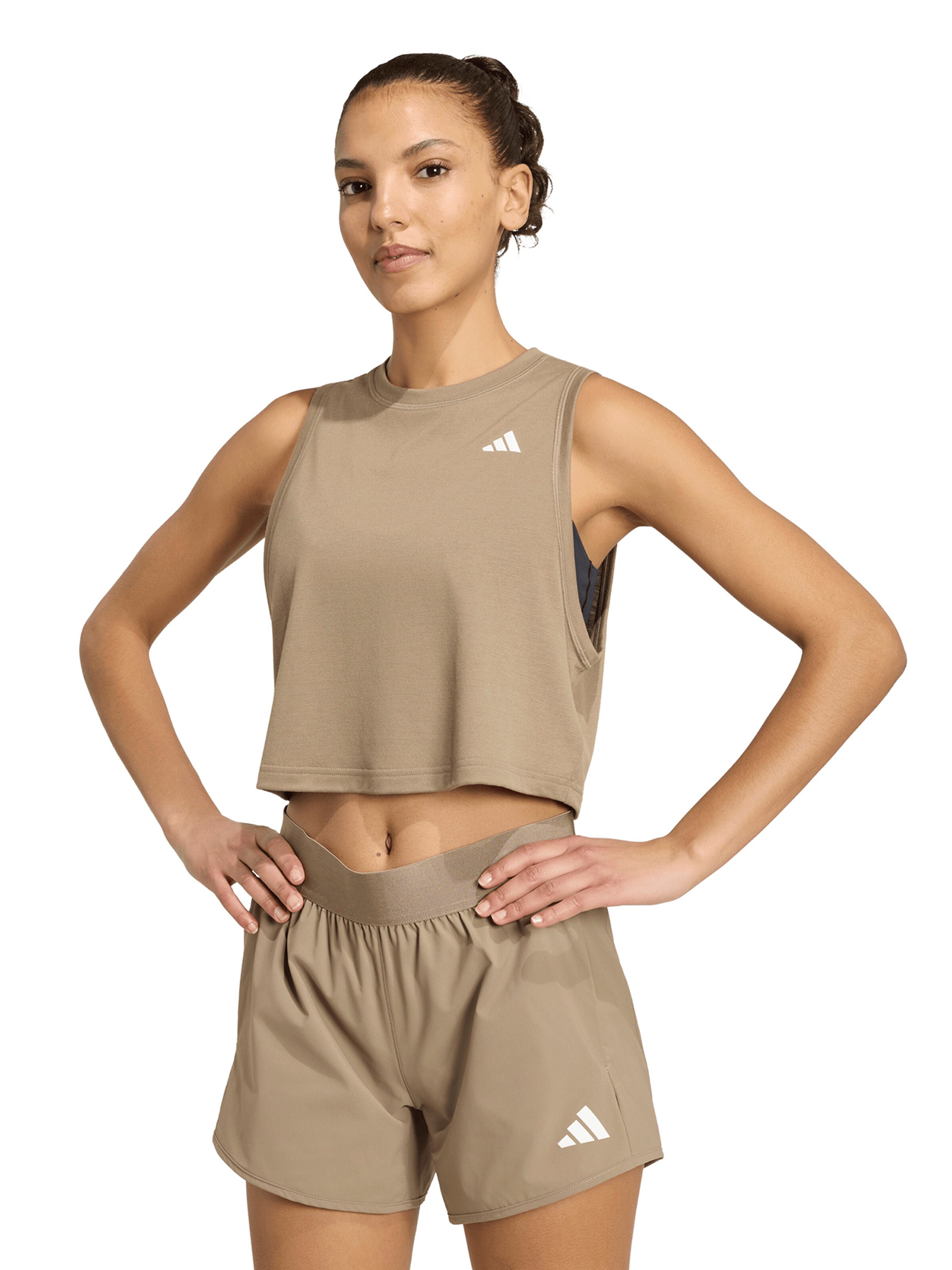 ADIDAS PERFORMANCE Αθλητικό τοπ σε πράσινο: μπροστά