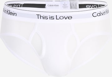 Calvin Klein Underwear Slip in White: front