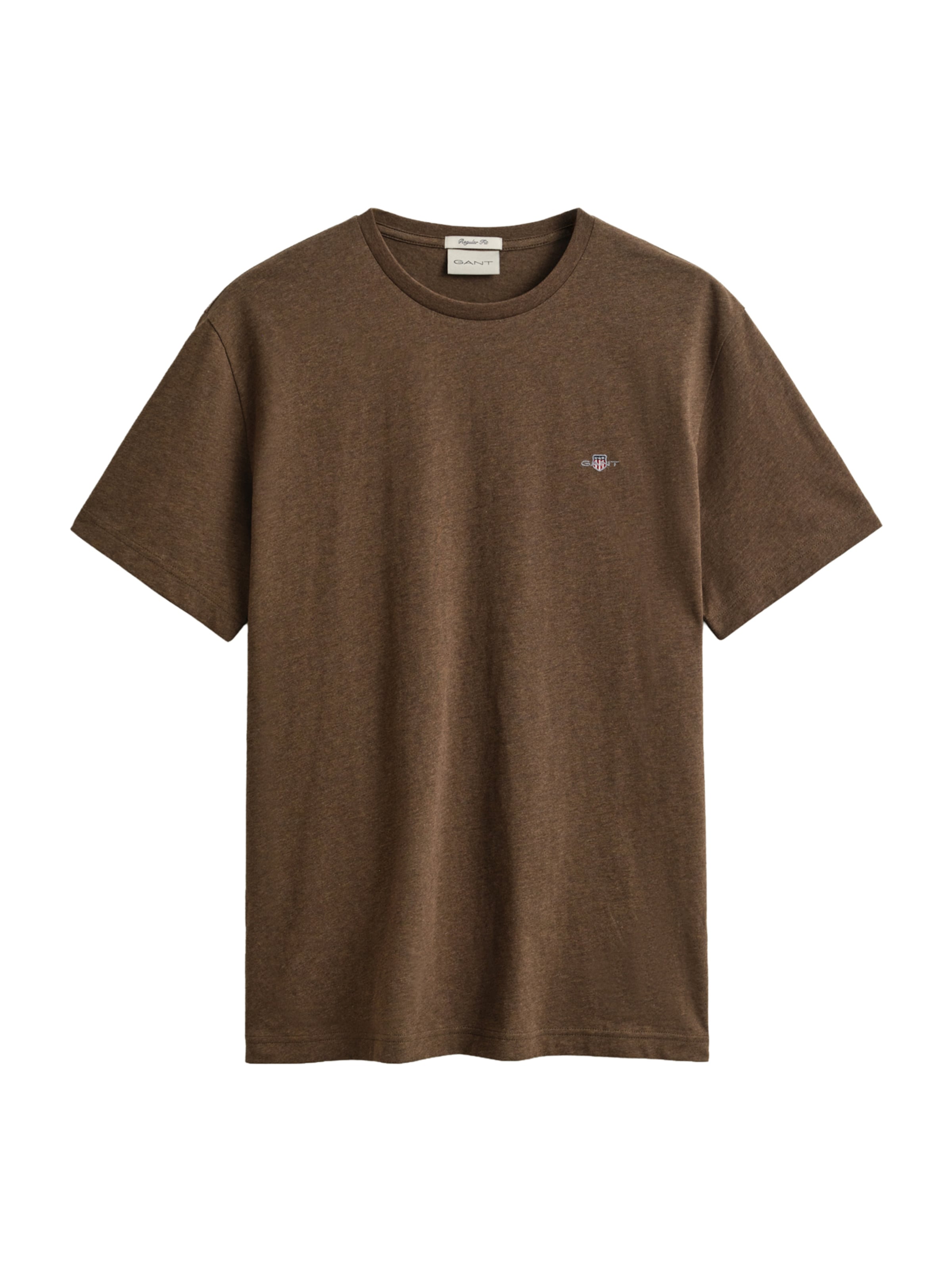 T-Shirt GANT en marron : devant