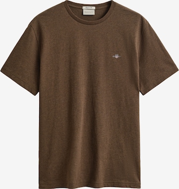 T-Shirt GANT en marron : devant