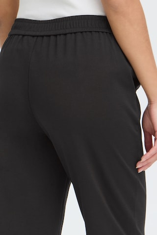Fransa - Slimfit Calças em preto