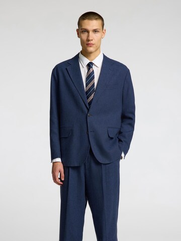 SELECTED Regular fit Business-colbert in Blauw: voorkant