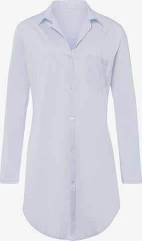 Chemise de nuit ' Cotton Deluxe 90cm ' Hanro en bleu : devant