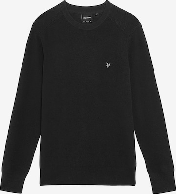 Lyle & Scott Neulepaita värissä musta: etupuoli