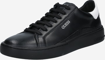 Sneaker low 'Verona' de la GUESS pe negru: față