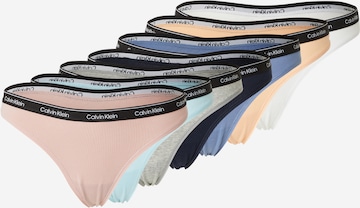 Calvin Klein Underwear String bugyik - kék: elől