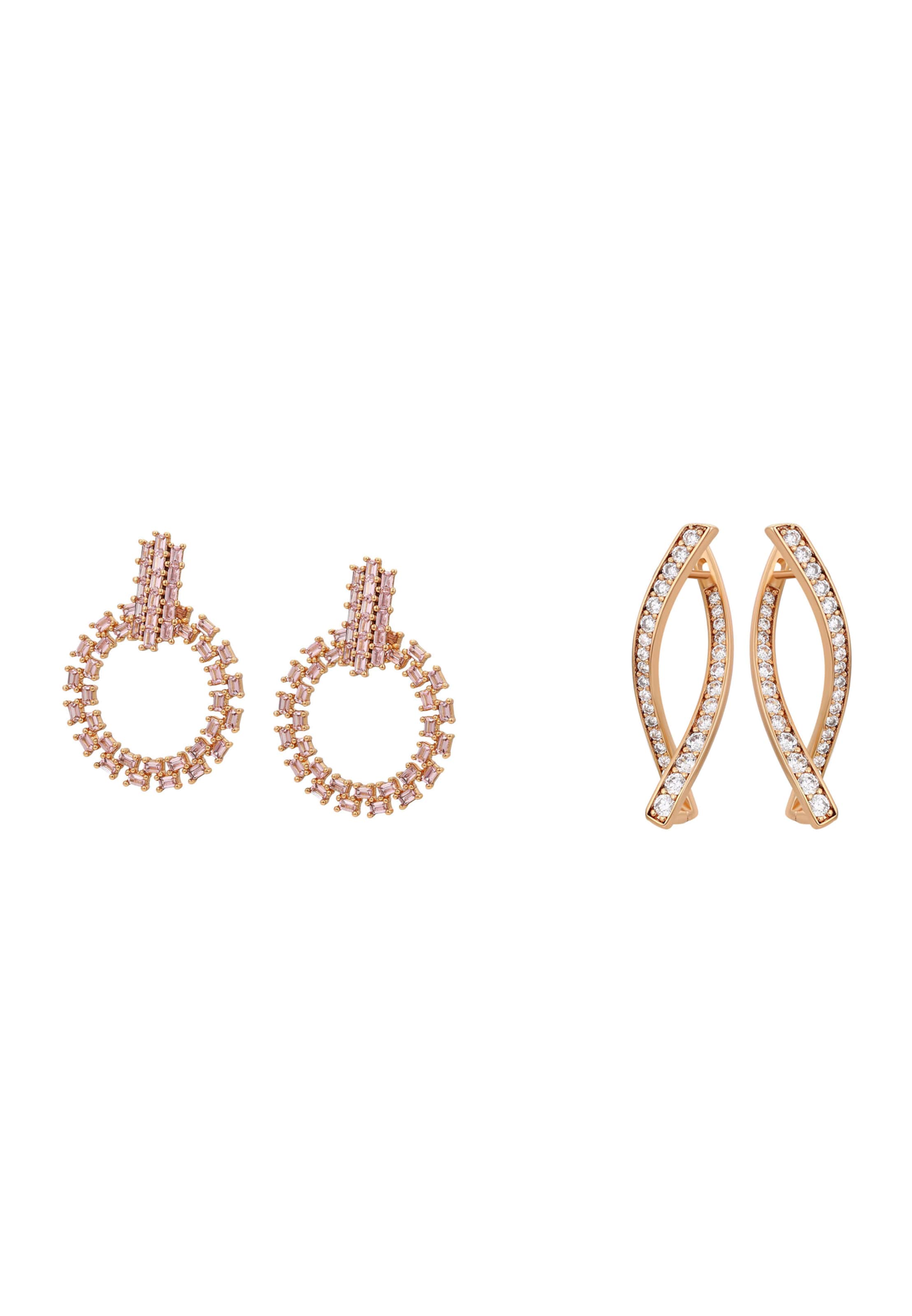 faina Earrings in Gold: front