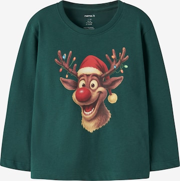 NAME IT Shirt 'NMMVOSMAS' in Green: front