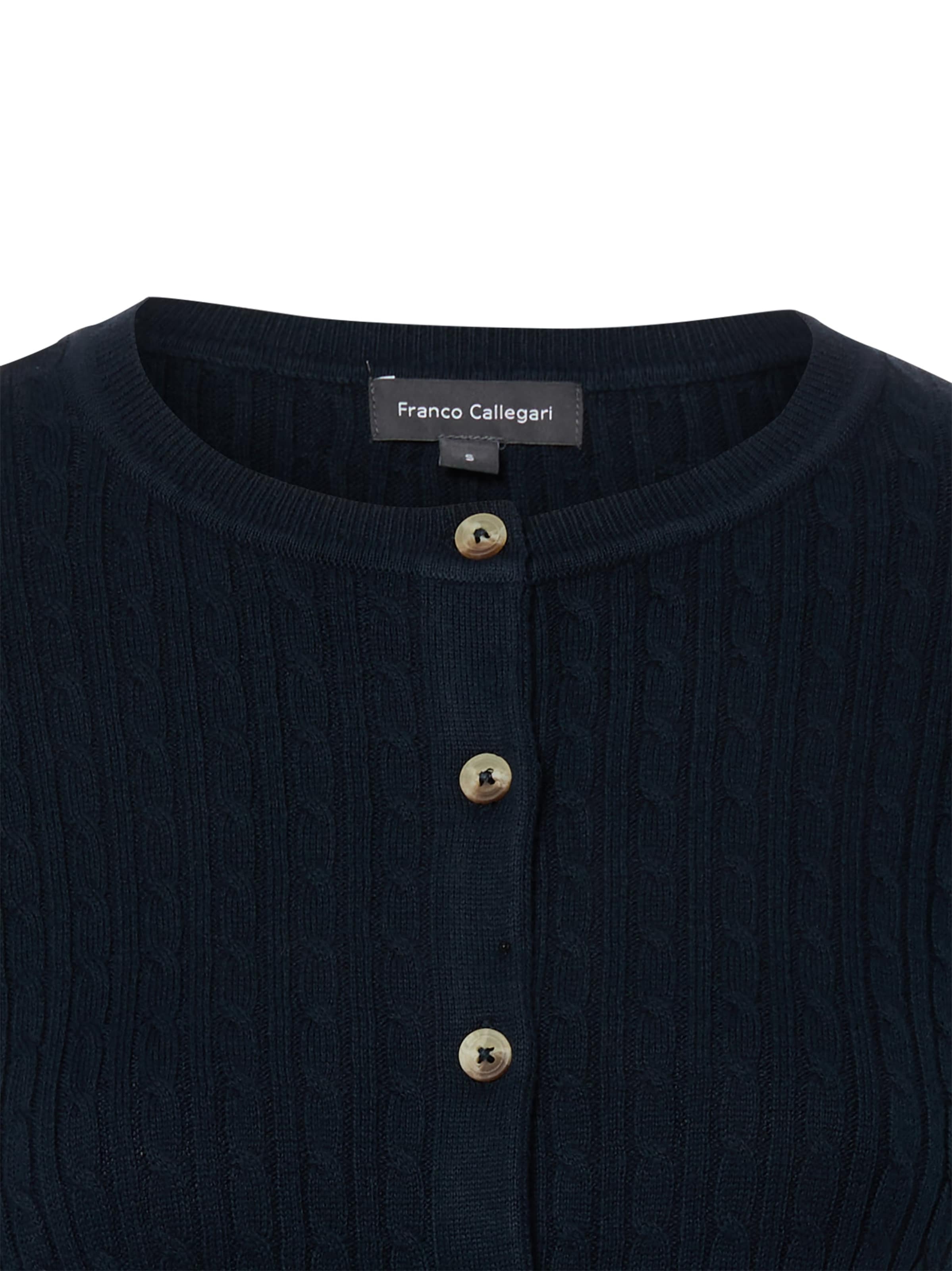 Cardigan Franco Callegari en bleu