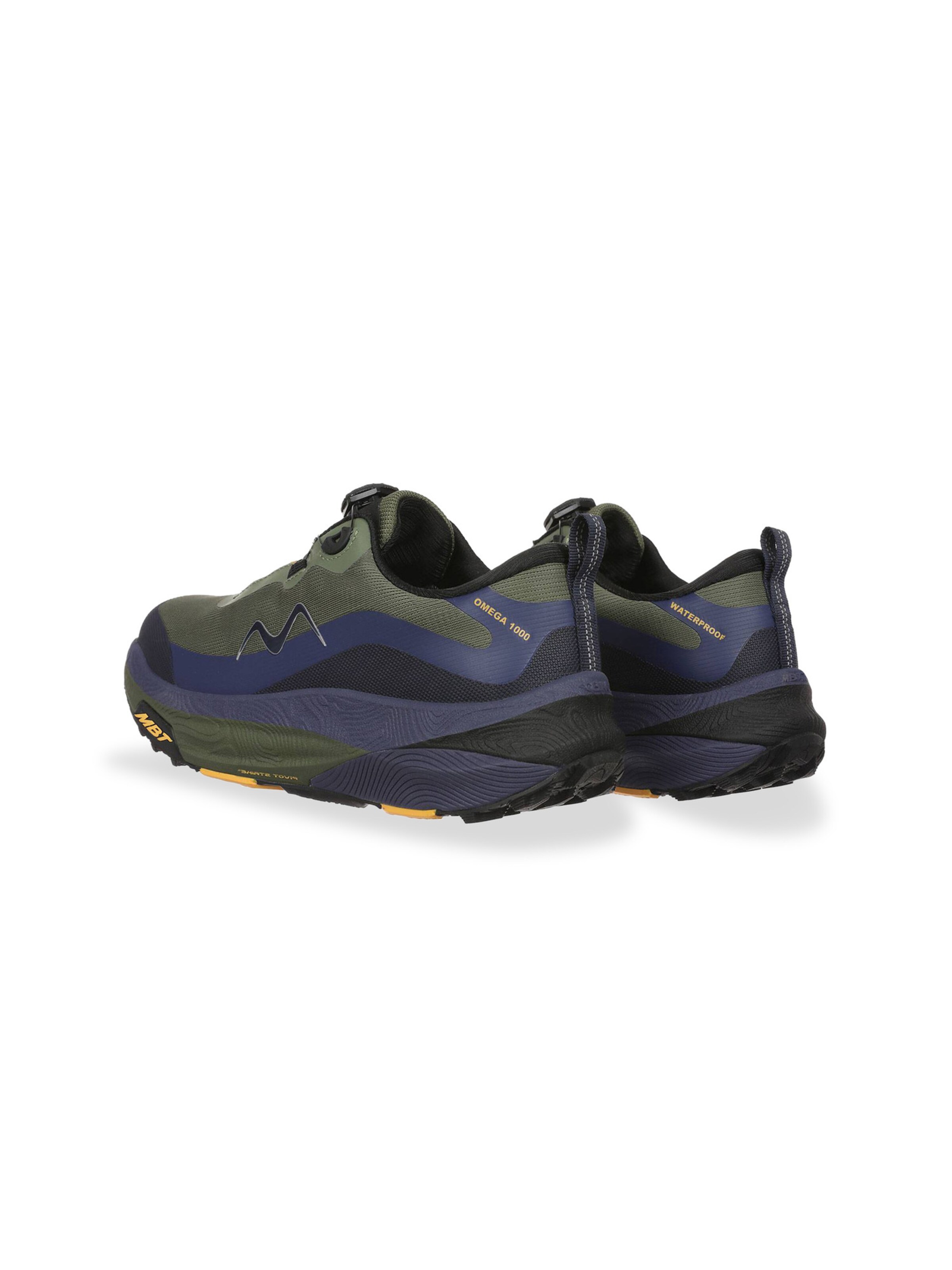 MBT - Zapatillas sin cordones en verde: atrás