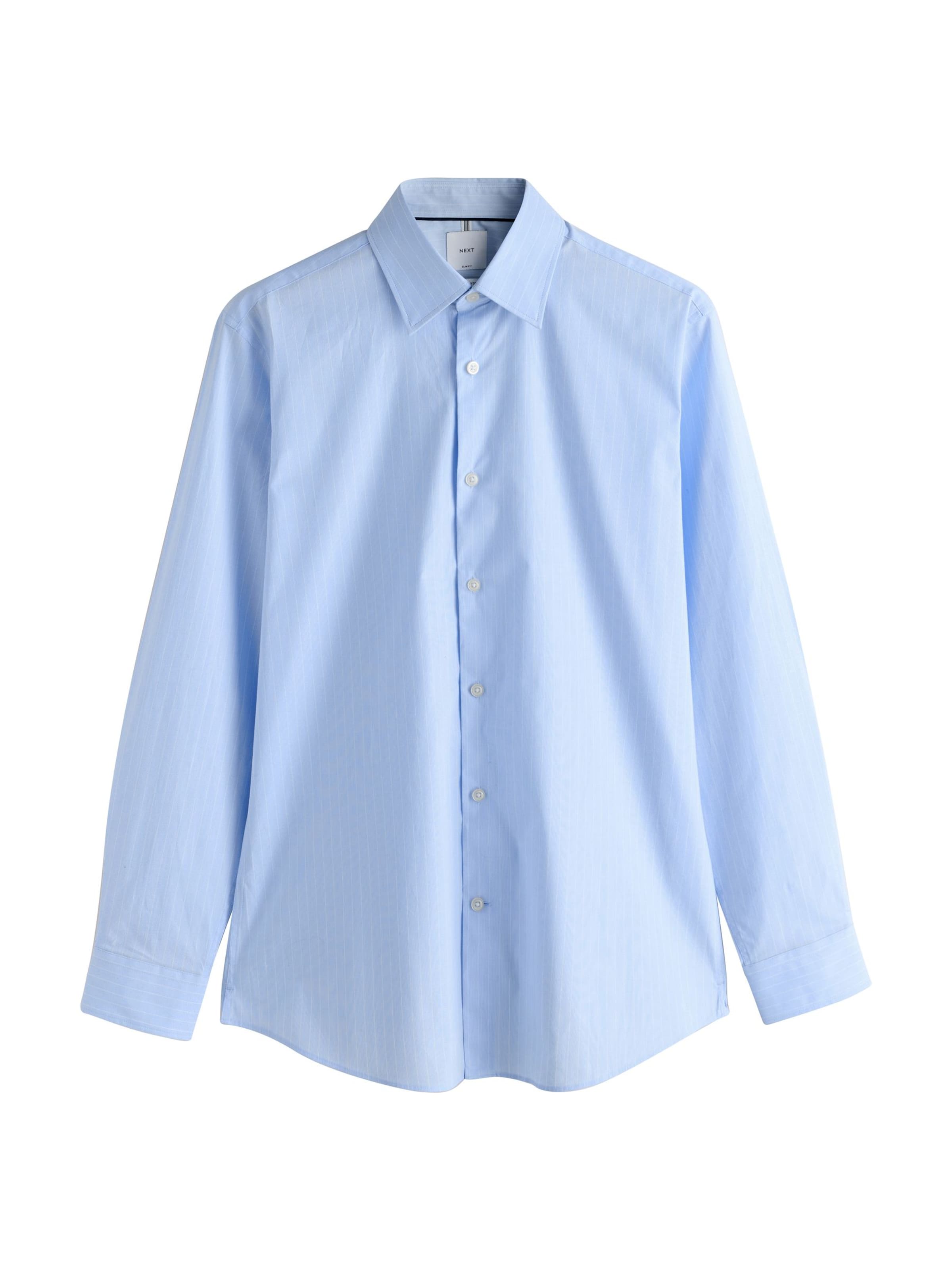 Next Slim Fit Skjorte i blå: forside