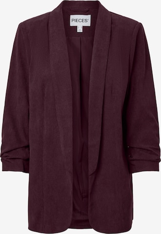 PIECES Blazer 'PCBOSELLA' in Red: front