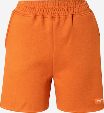 Public Desire Regular Pants in Orange: front