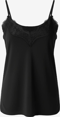 Alexa Dash Blouse in Black: front