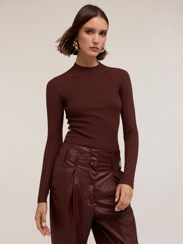 MOTIVI Sweater in Brown: front
