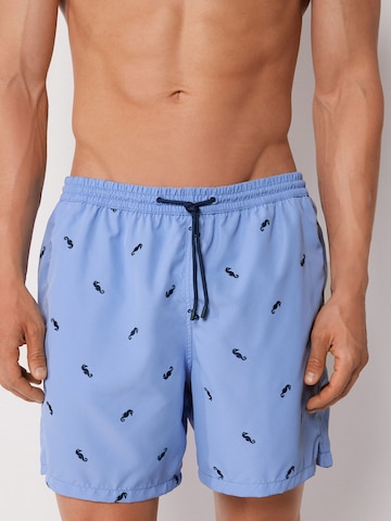 CALZEDONIA Regular Badeshorts in Blau