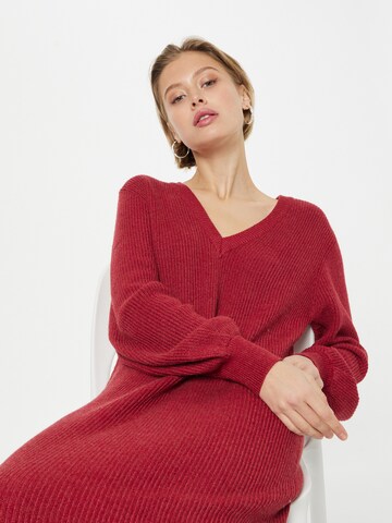 OBJECT Knitted dress 'MALENA' in Red