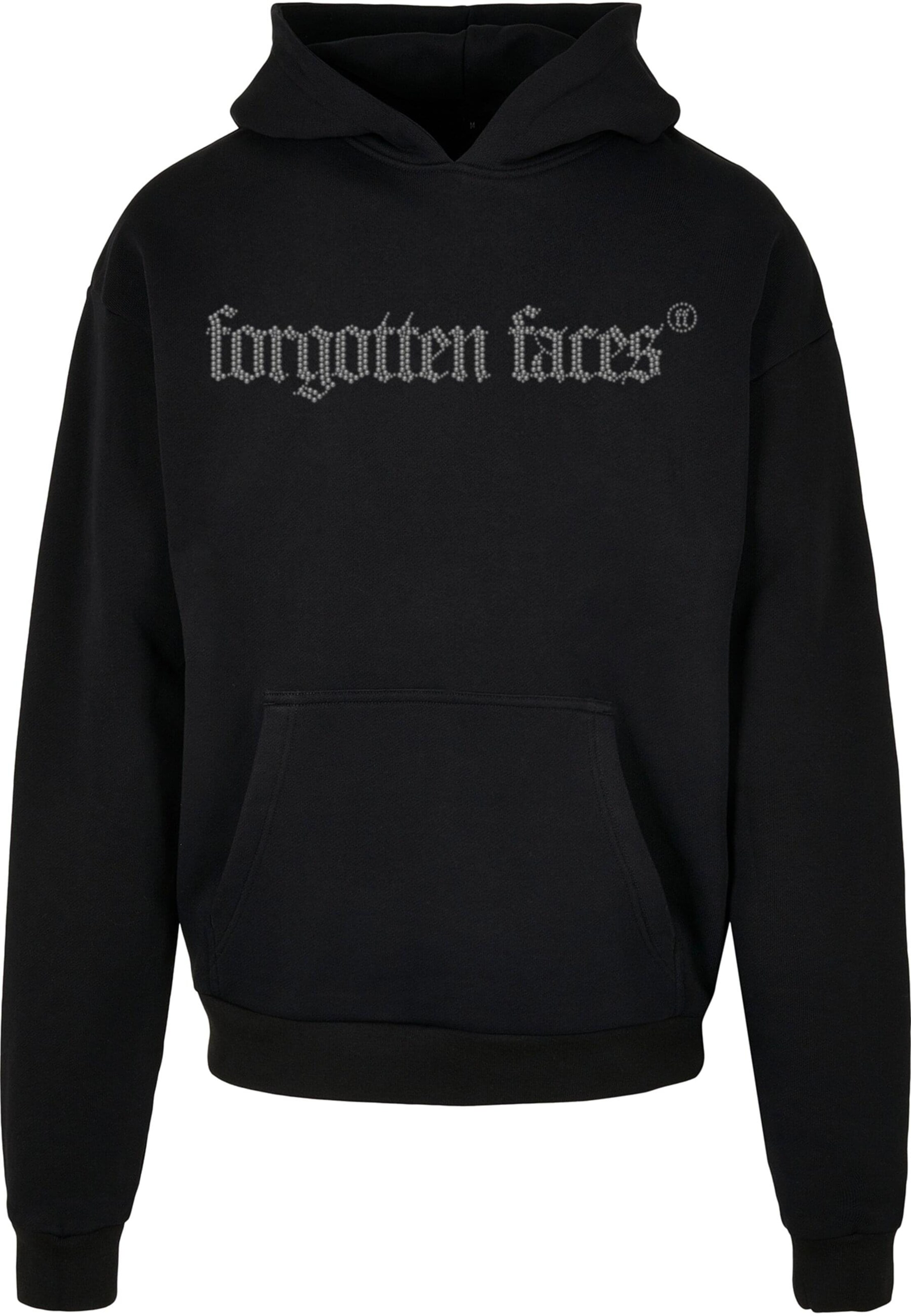 Forgotten Faces Sweatshirt in Black: front
