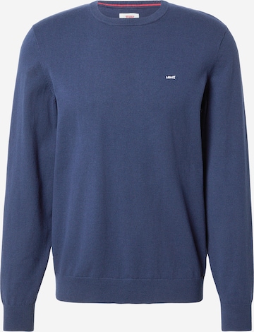 LEVI'S ® Pullover 'Housemark' in Blau: Vorderseite