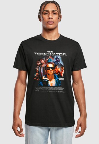 Merchcode Shirt 'The Terminator - Cyberdyne Systems' in Schwarz: Vorderseite