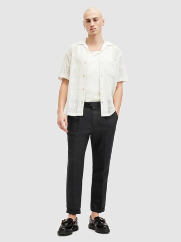 AllSaints Tapered Pleat-Front Pants 'TALLIS' in Black