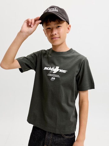 Jack & Jones Junior Shirt 'JCOCLUB' in Grijs: voorkant