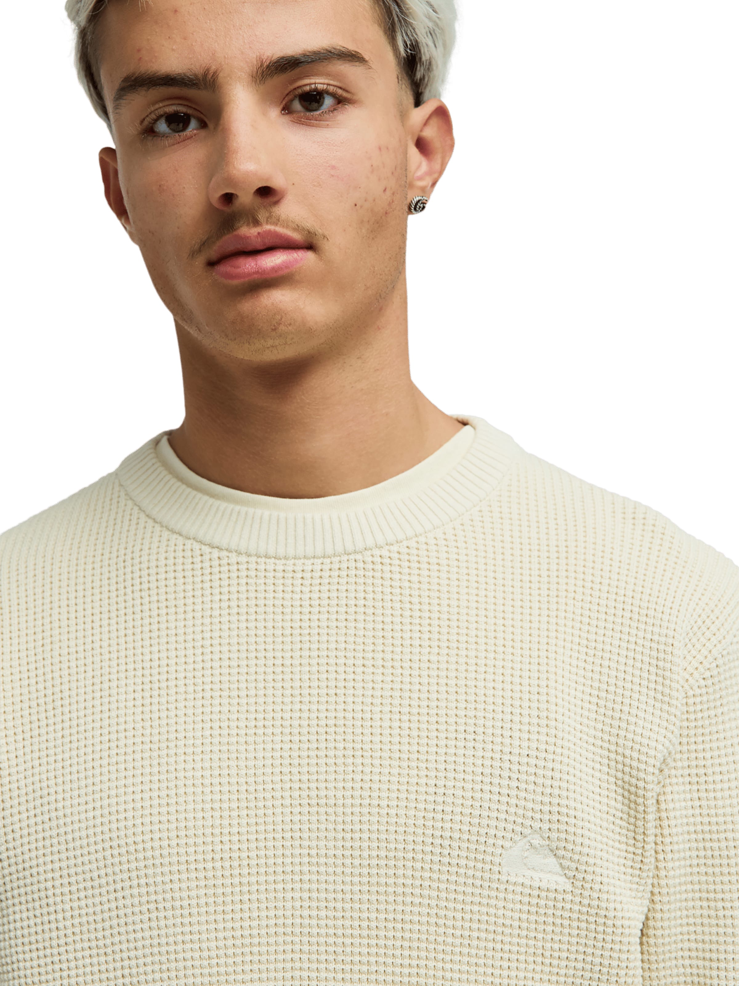 QUIKSILVER Sweatshirt 'Waffle' in Beige