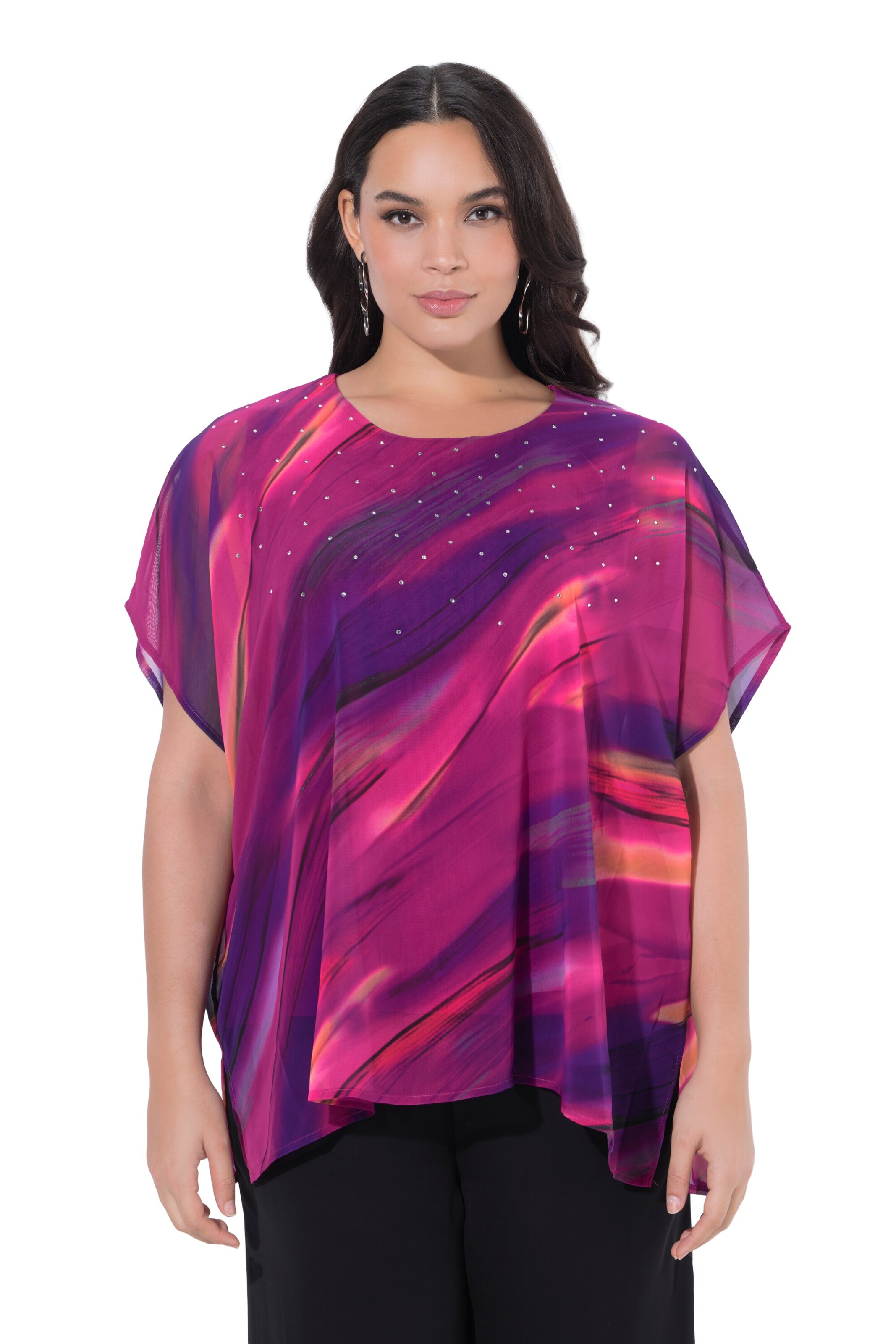 Ulla Popken Blouse in Pink: front