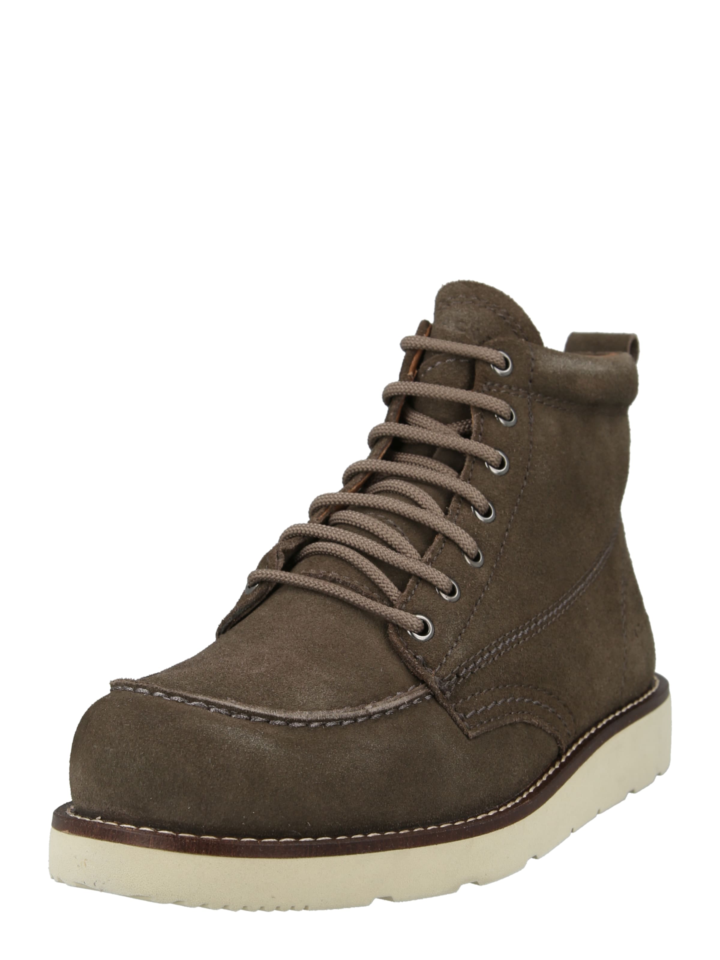 JACK & JONES - Botas con cordones 'JFWToronto' en marrón: frente
