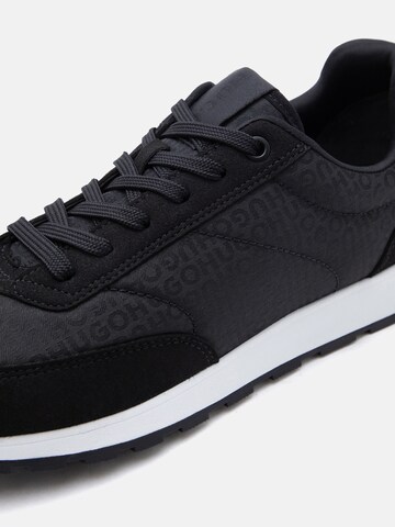 HUGO Matalavartiset tennarit 'Icelin' värissä musta