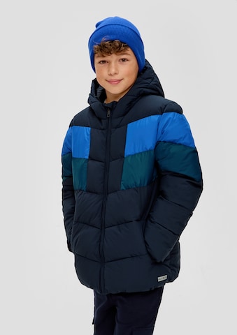 s.Oliver Winter Jacket in Blue: front