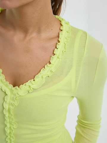 T-shirt Seamless Basic en jaune