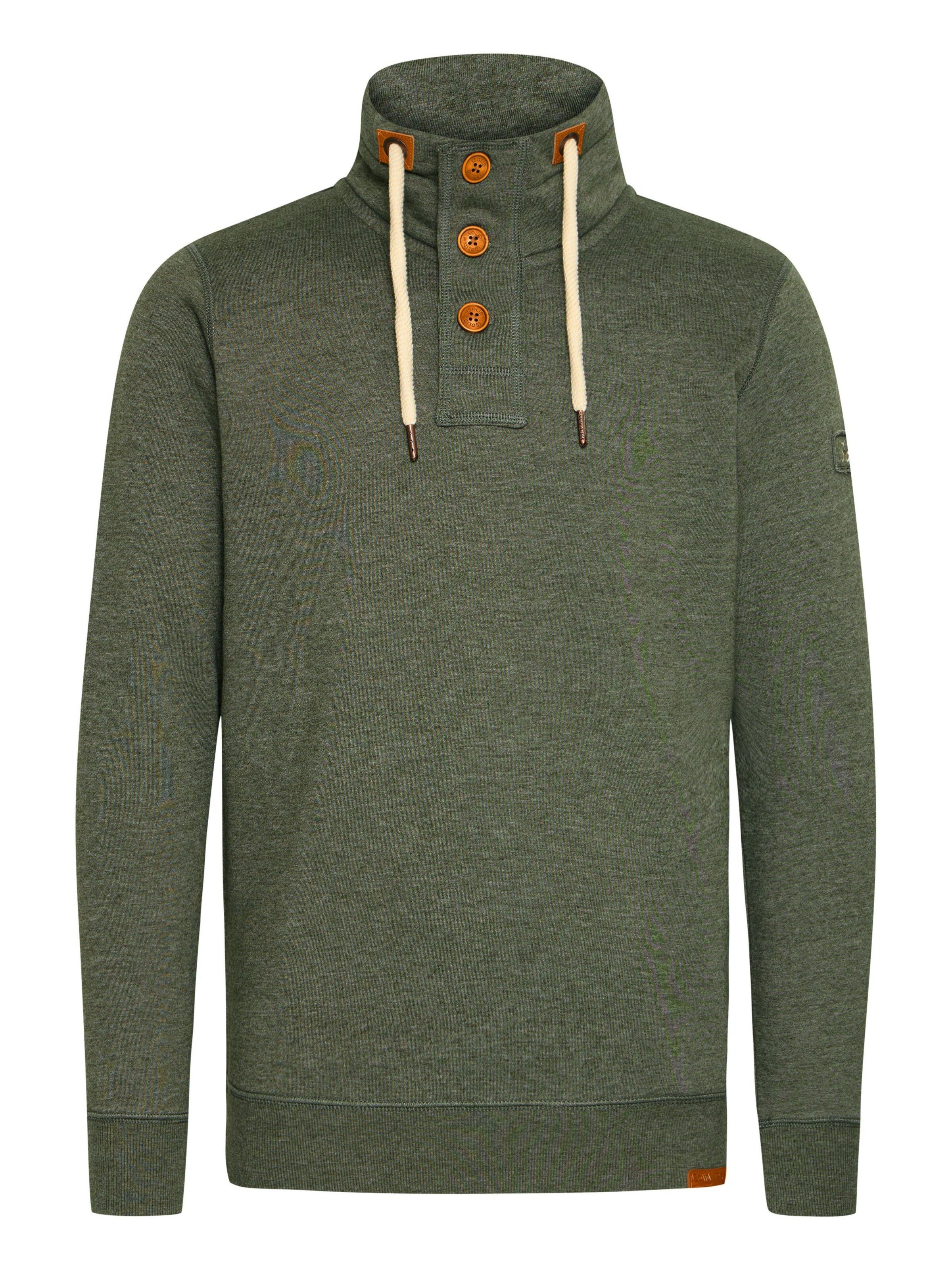 Felpa 'Trip' di !Solid in verde: frontale