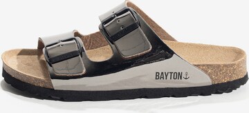 Bayton Pantolette 'Tracy' i silver: framsida