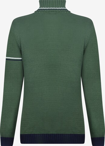 DENIM CULTURE Пуловер 'Daphe' в зелено
