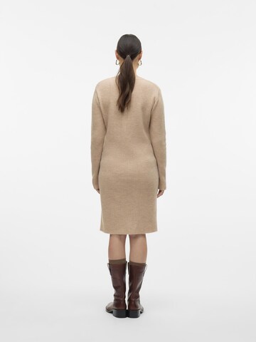 MAMALICIOUS Gebreide jurk in Beige