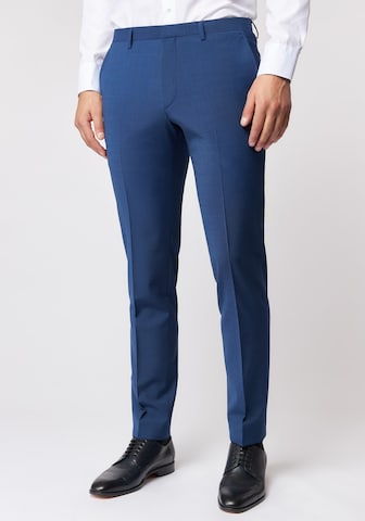 ROY ROBSON Regular Pleated Pants in Blue: front