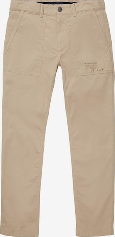 TOM TAILOR Chino Pants in Brown: front