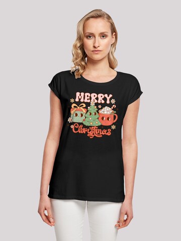 T-shirt F4NT4STIC en noir : devant